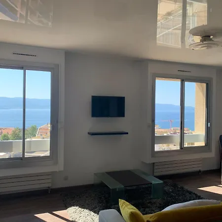Lägenhet Centre Cosy Et Spacieux Avec Climatisation, Grande Terrasse Et Vue Ajaccio (Corsica)